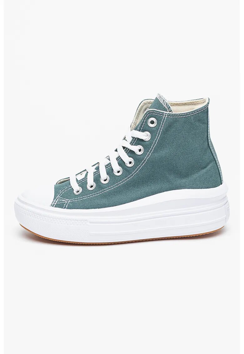 Converse Спортни обувки Chuck Taylor All Star с велур - Бледозелен