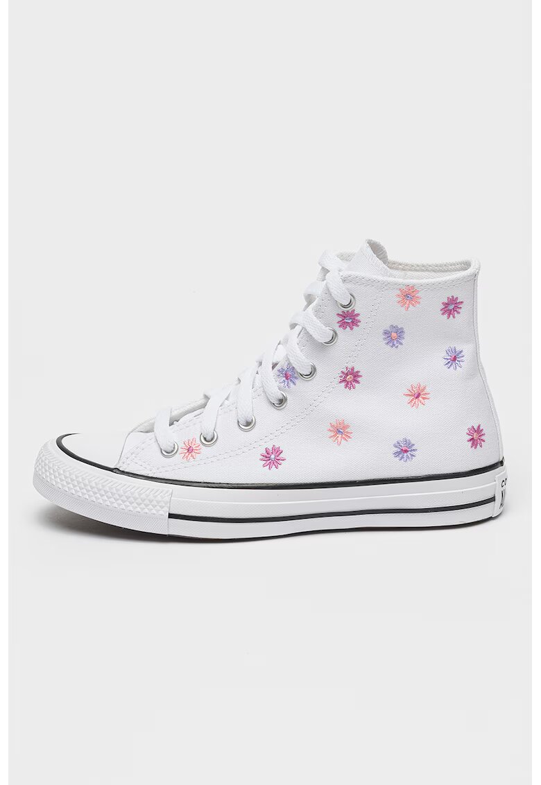 Converse Спортни обувки Chuck Taylor с флорален принт - Бял/Розово