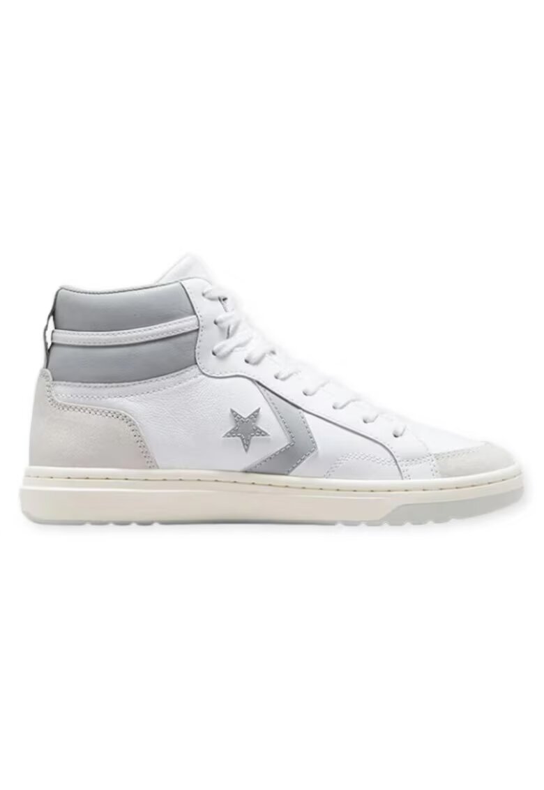 Converse Спортни обувки - модел Pro Blazer - естествена кожа - бяло-сиви
