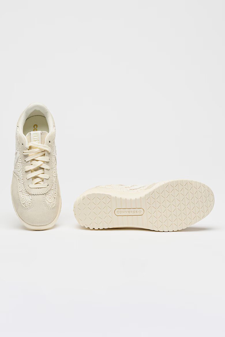 Converse Спортни обувки Run Star с велур Крем