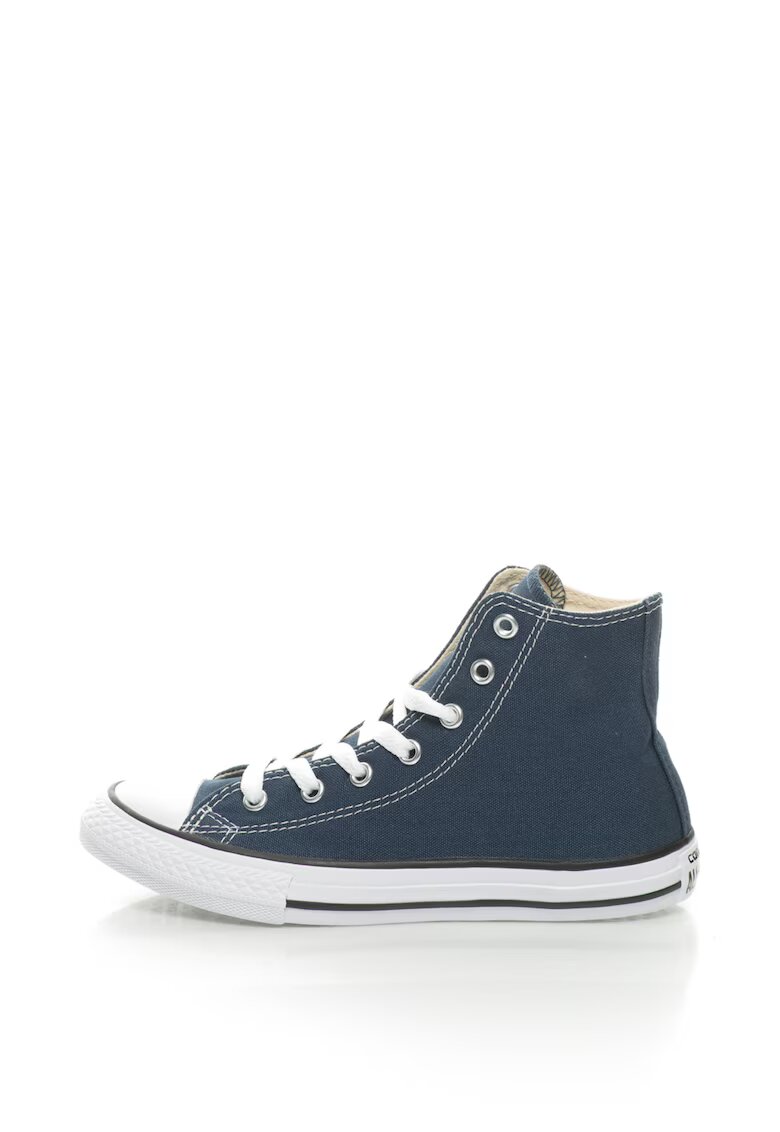 Converse Средно високи маратонки с лого - тъмносини