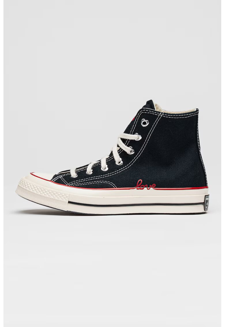 Converse Унисекс кецове Chuck Taylor All Star 70 с десен Valentine's Day - Черен/Сив