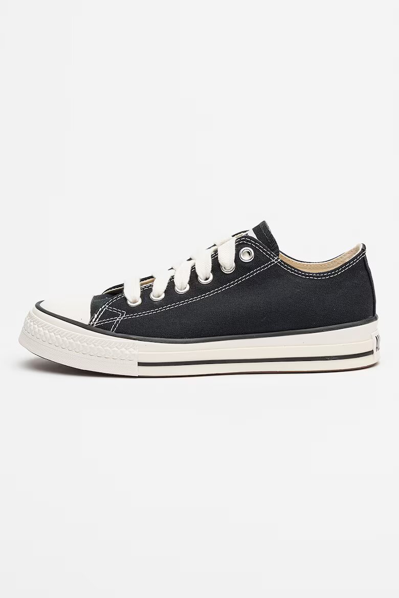 Converse Унисекс кецове Throwback под глезена Черен