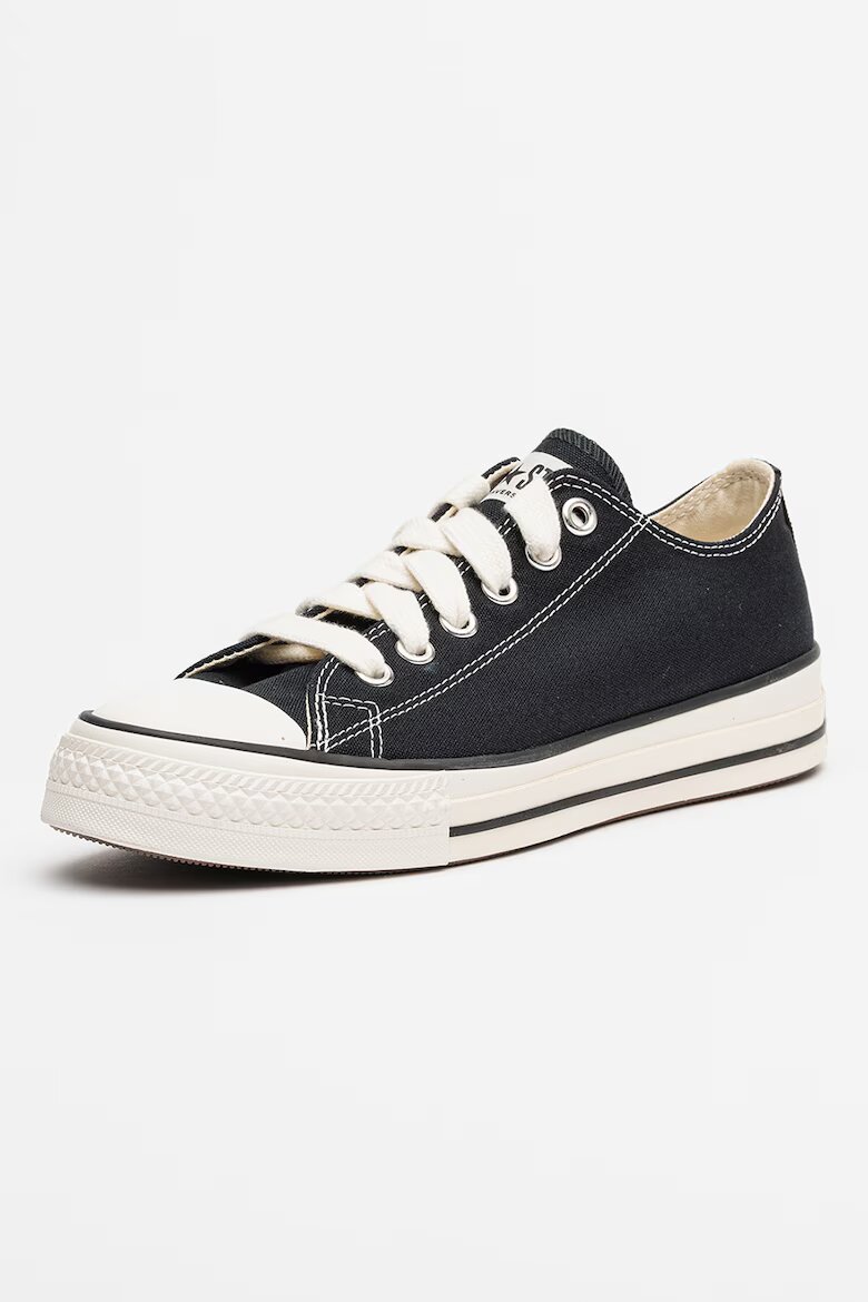 Converse Унисекс кецове Throwback под глезена Черен