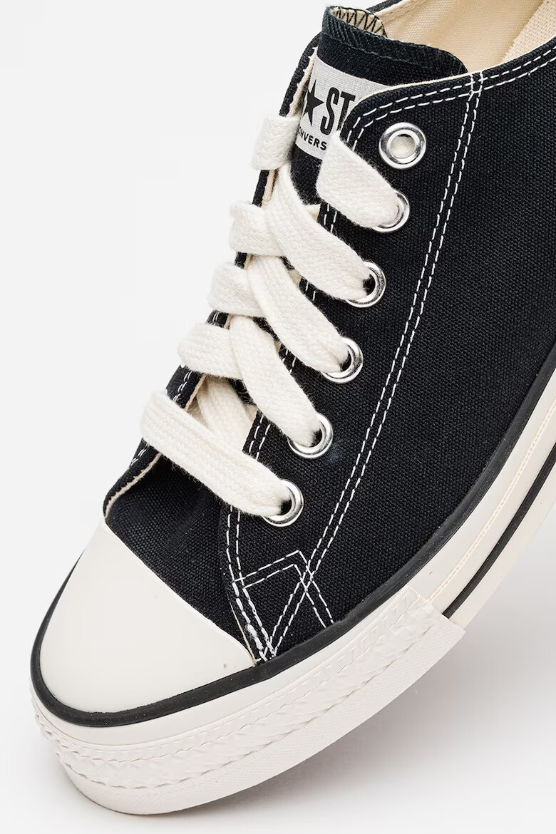 Converse Унисекс кецове Throwback под глезена Черен