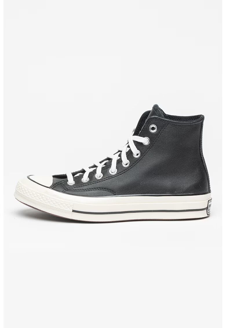 Converse Унисекс кожени кецове - Черен/Мръснобял