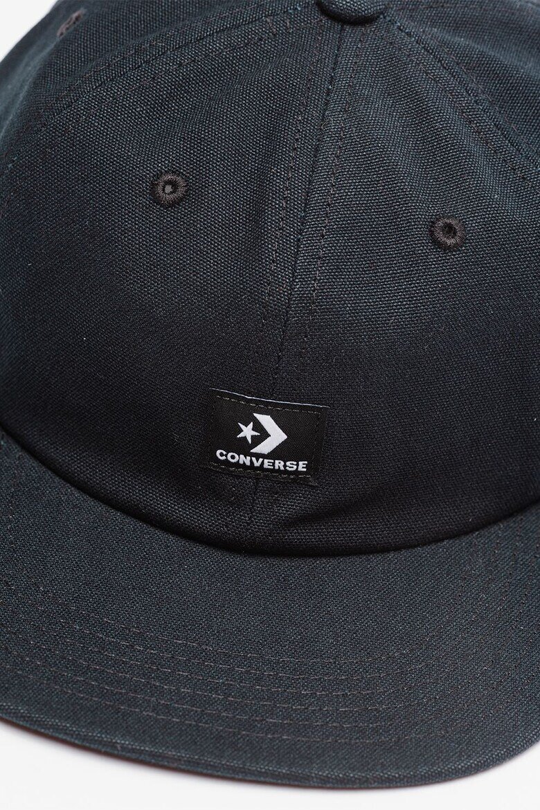 Converse Унисекс шапка Gorros Essential с равна козирка Черен
