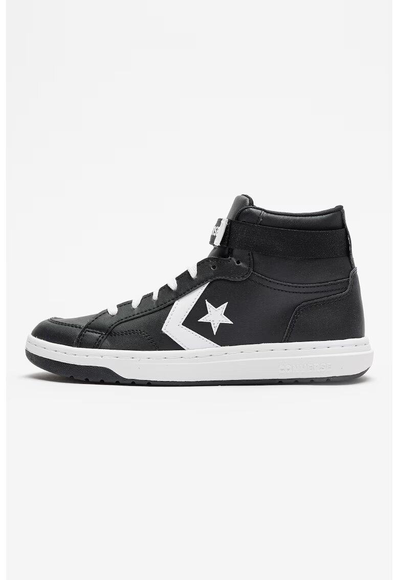 Converse Унисекс спортни обувки Pro Blaze V2 от еко кожа - Бял/Черен