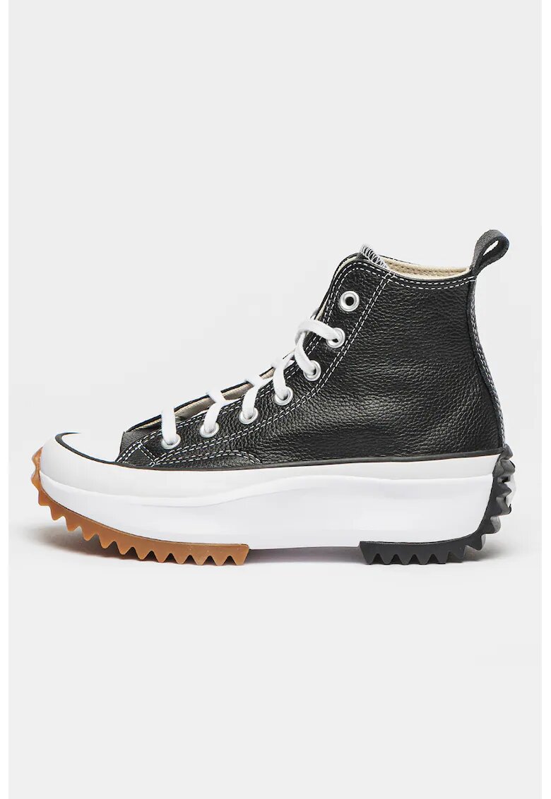 Converse Унисекс спортни обувки Run Star Hike Platform Foundational Leather - Черен/Бял