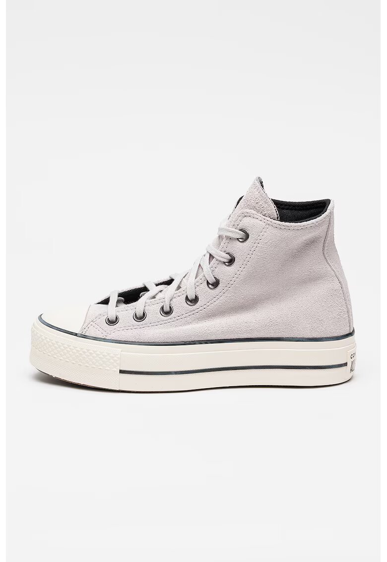 Converse Велурени кецове Chuck Taylor All Star с равна платформа - Бледа лила