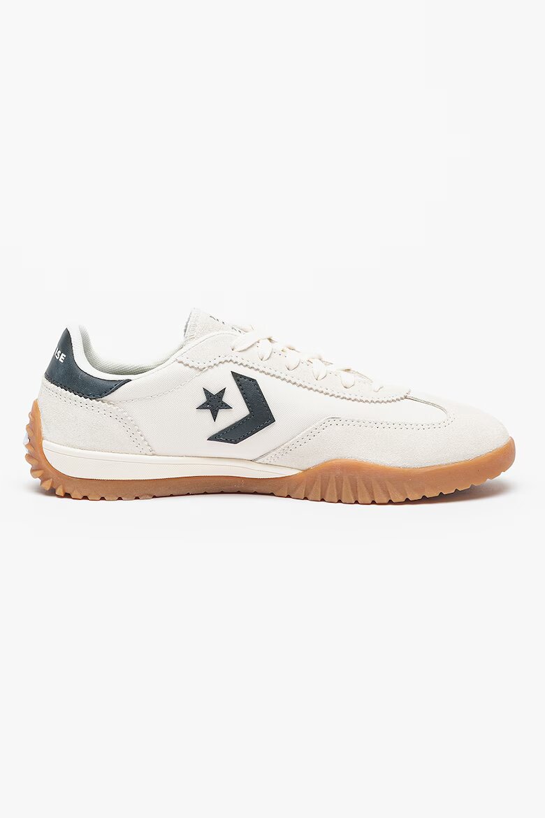 Converse Велурени спортни обувки с лого Бежов/Мръснобял