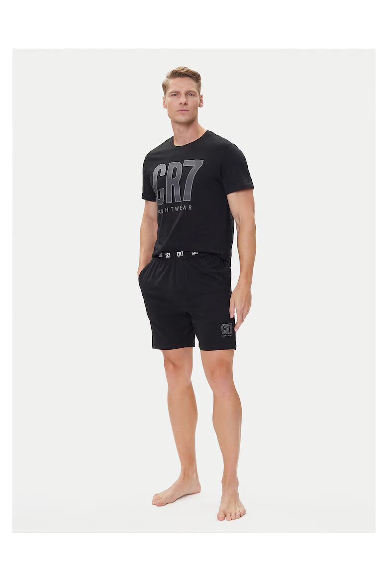 CR7 Underwear Мъжка пижама Cristiano Ronaldo Cr7 черна