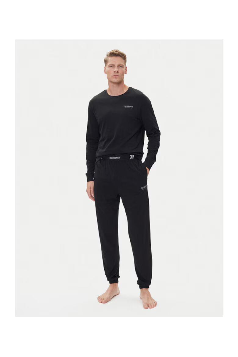 CR7 Underwear Мъжка пижама Cristiano Ronaldo Cr7 черна