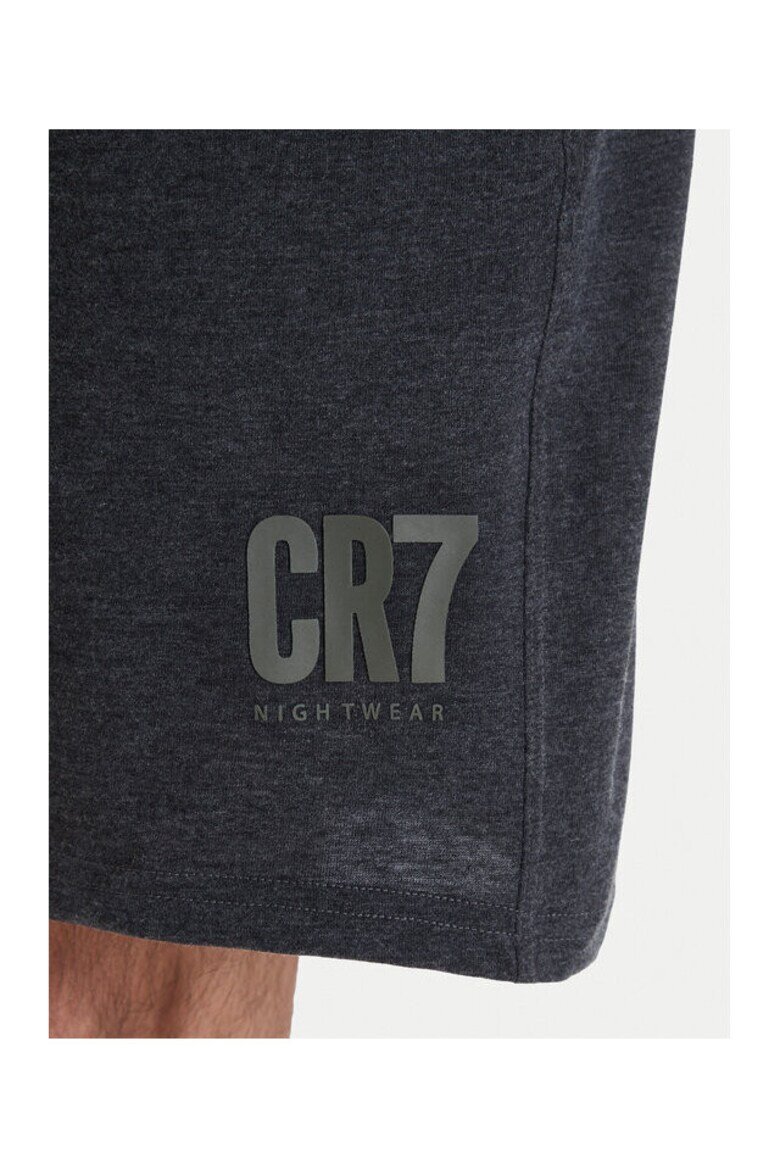 CR7 Underwear Мъжка пижама сиво-зелена памук Зелен