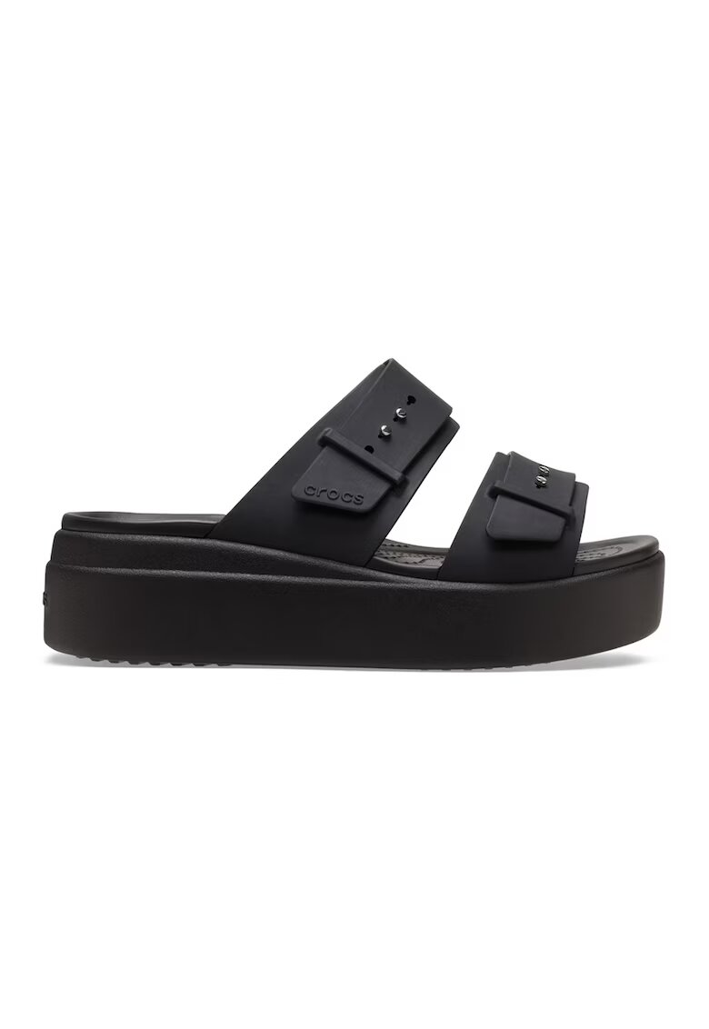 Crocs Brooklyn2 гумени чехли wedge - Черен