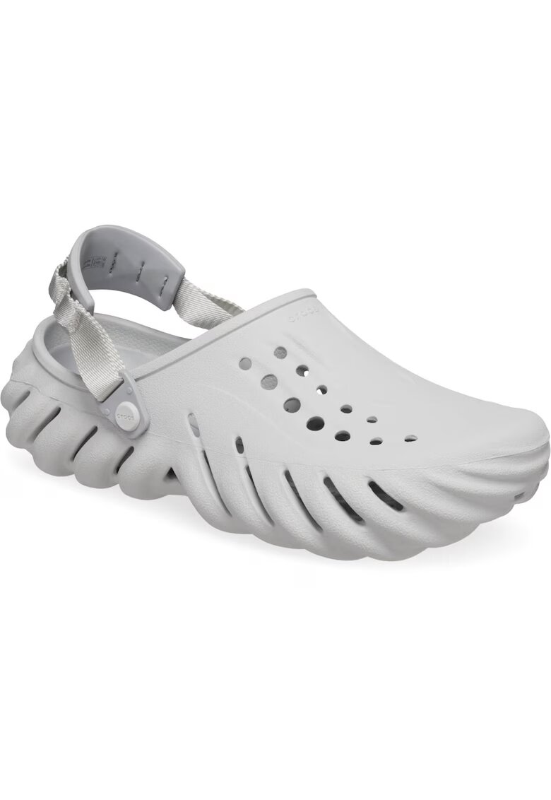 Crocs Чехли Echo X - 207937-1FT - светлосив - Светло сив