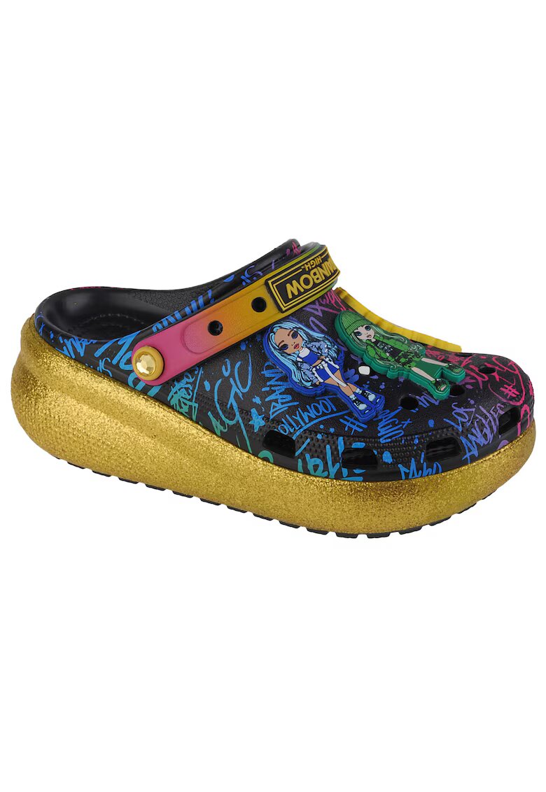Crocs Чехли - Rainbow High Cutie Crush Kids Clog 208116-90H - многоцветни