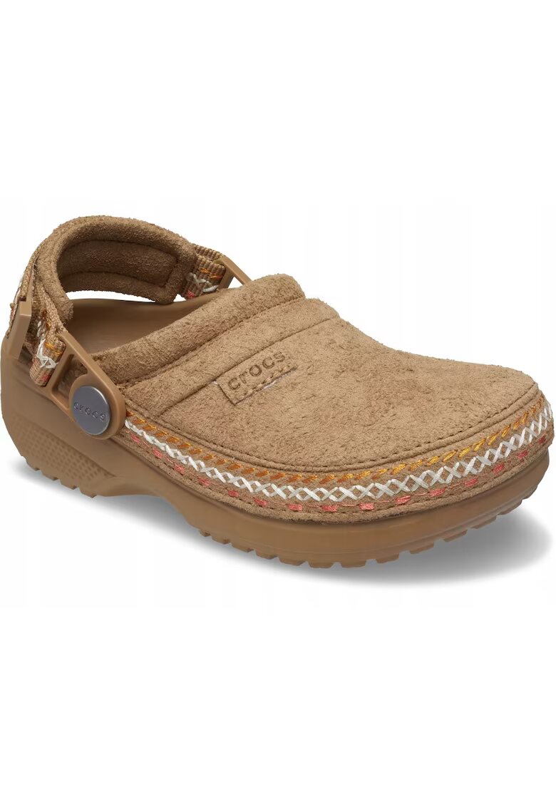 Crocs CLASSIC CRAFTED VEGAN SUEDE STITCH CLOG K