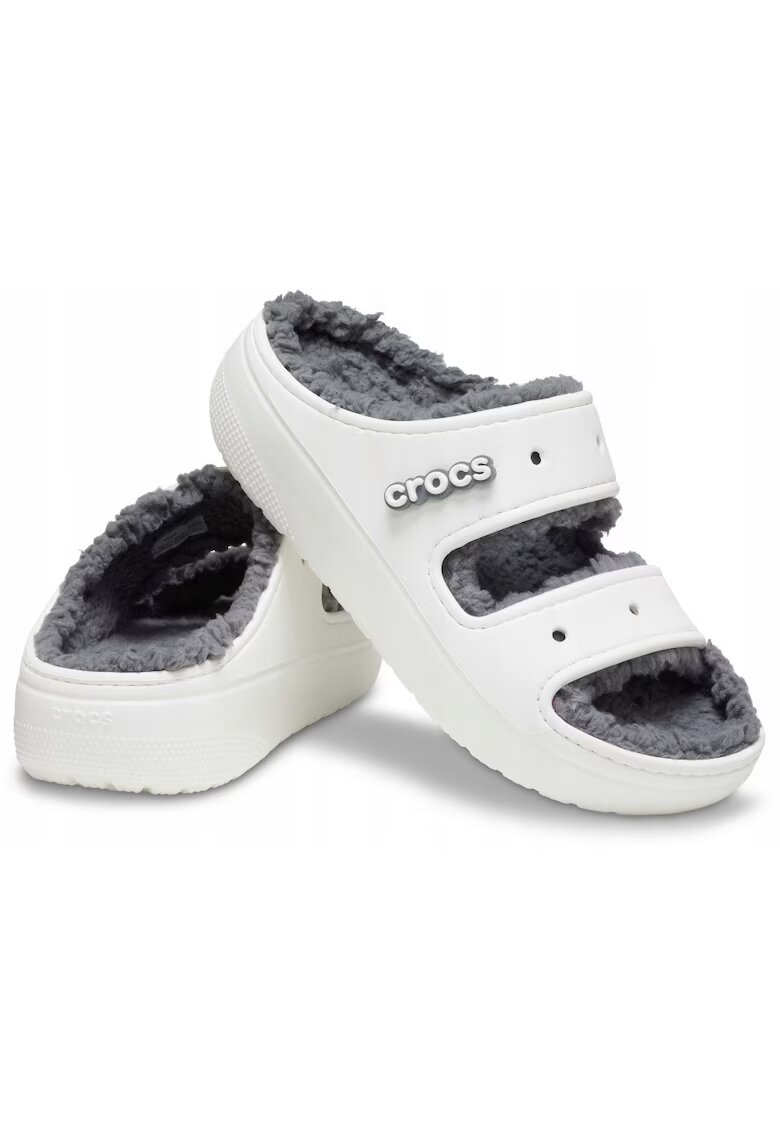 Crocs Дамски чехли Бял/Сив
