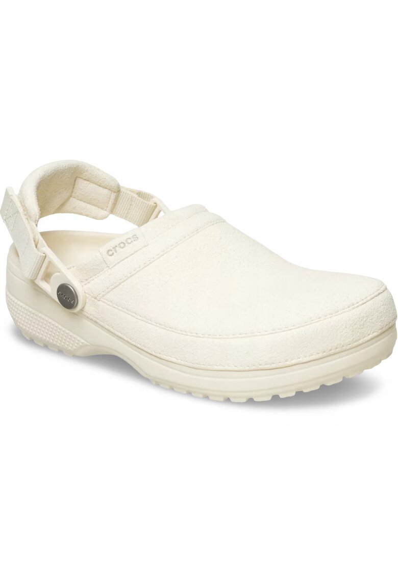 Crocs Дамски чехли Classic Crafted Vegan Suede Clog 211930 - Черен