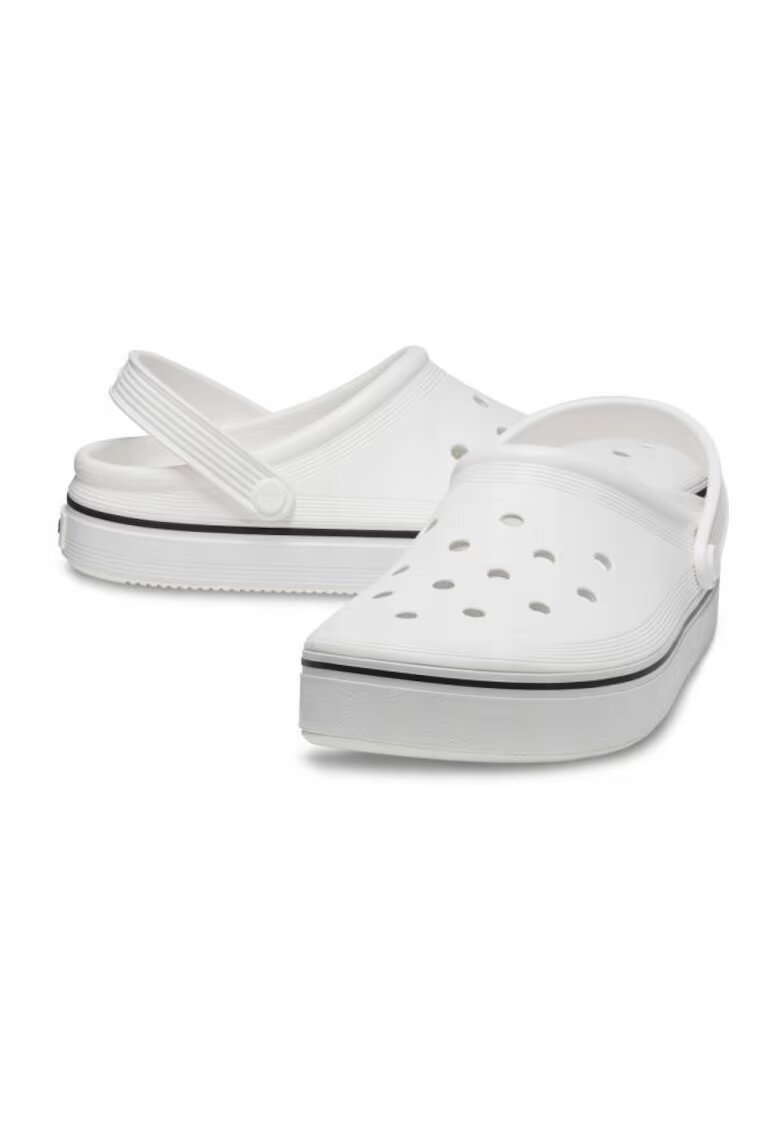 Crocs Дамски чехли - Crocband Of Court 208371 Сабо - Бял - Бял