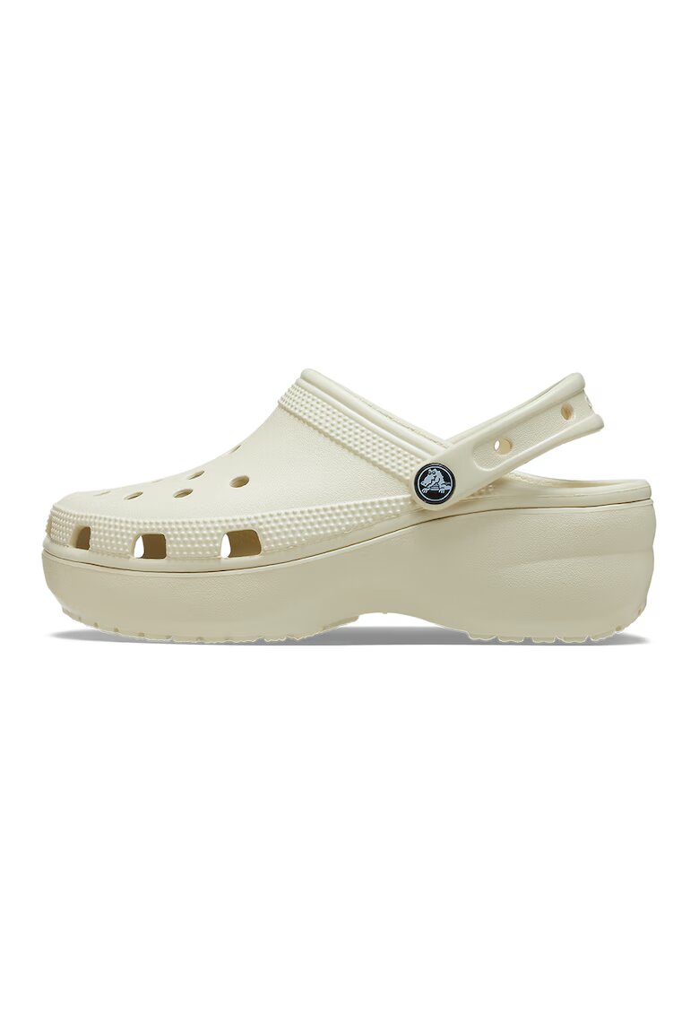 Crocs Дамски чехли Класическа платформа - Розов - Бежов