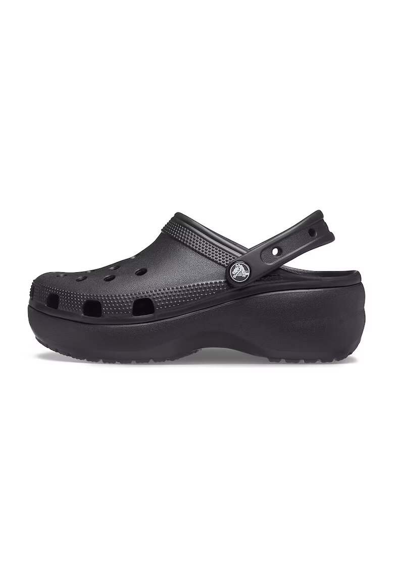 Crocs Дамски чехли Класическа платформа - Розов - Черен