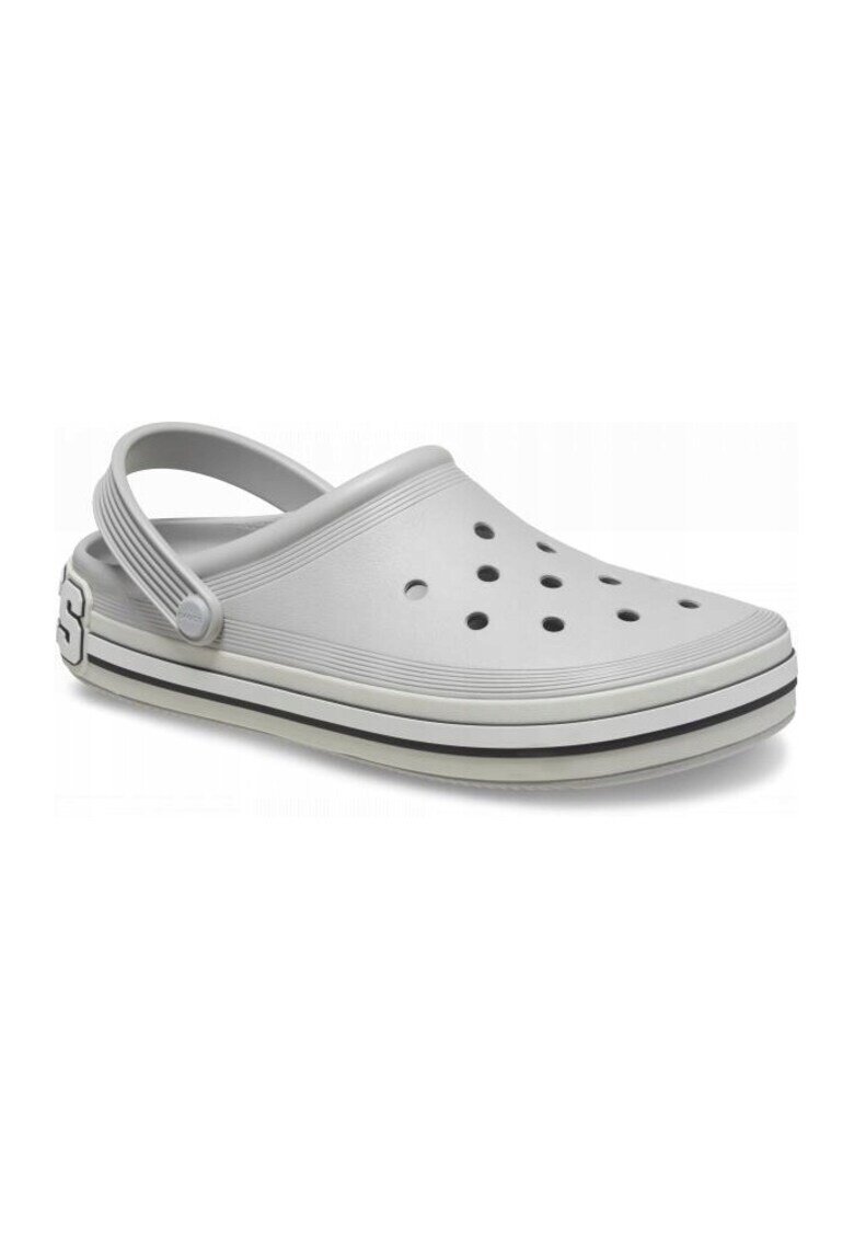 Crocs Дамски чехли - Off Court Logo 209651 - Сив - Сив