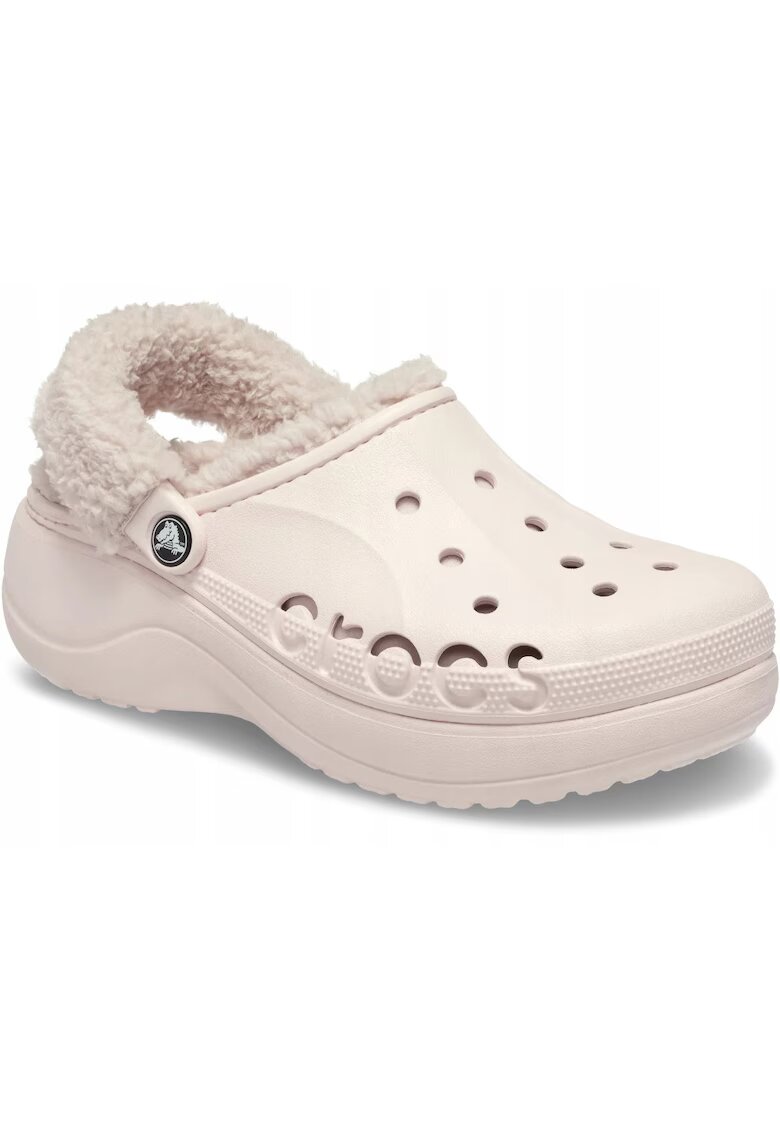 Crocs Дамски сабо - Baya Platform Lined - Пластмаса EVA пяна - Розов - 5