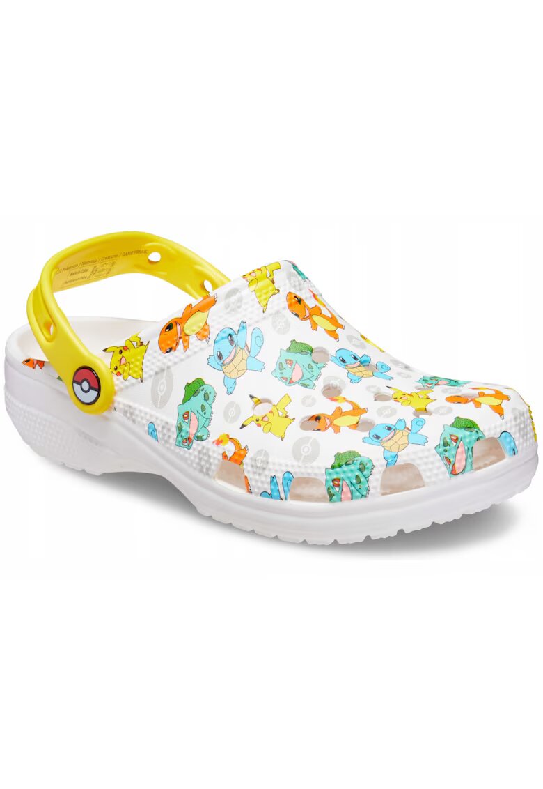 Crocs Дамски сабо - Classic Pokemon Clog - Croslite - Бяло