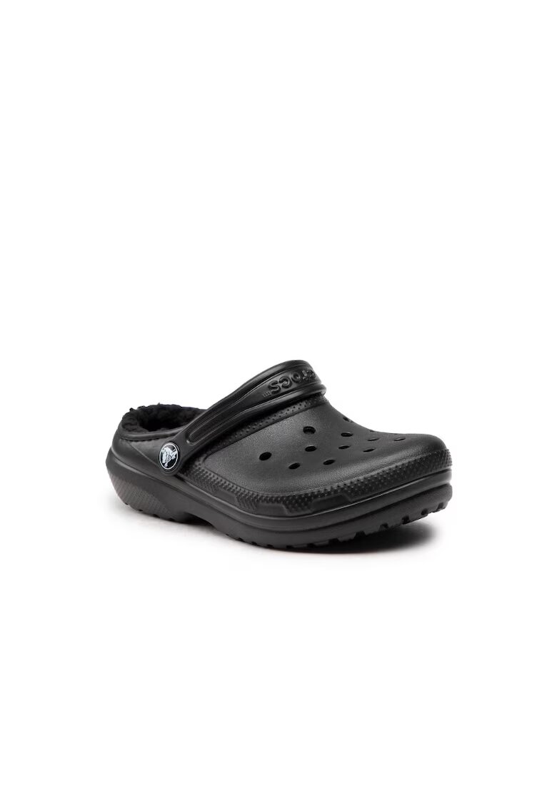 Crocs Детски джапанки Текстил Черни