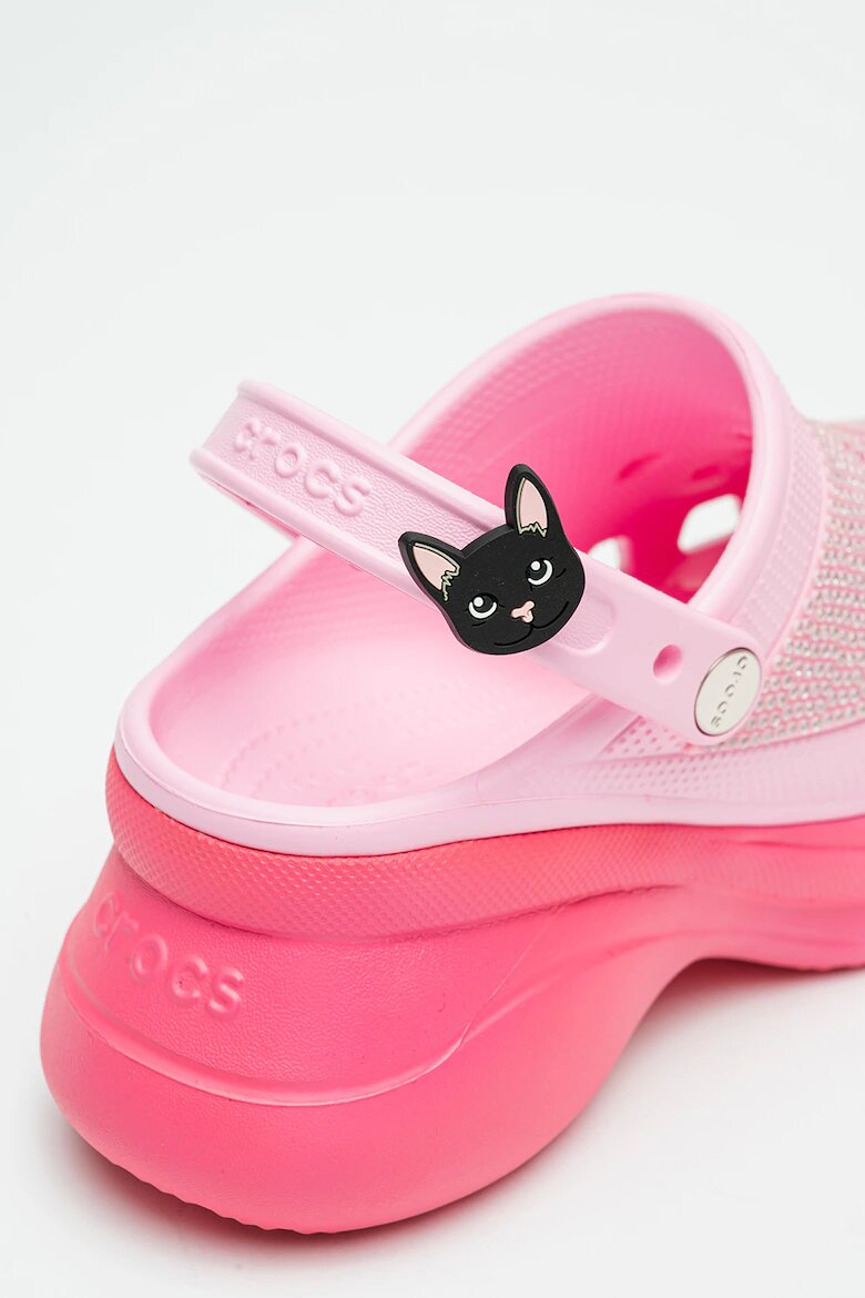 Crocs Джибиц Cat Черен/Светлорозов