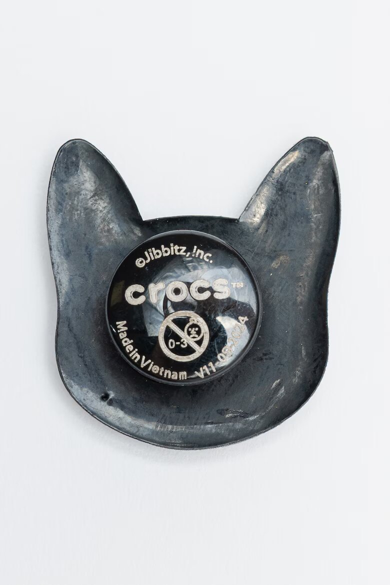 Crocs Джибиц Cat Черен/Светлорозов