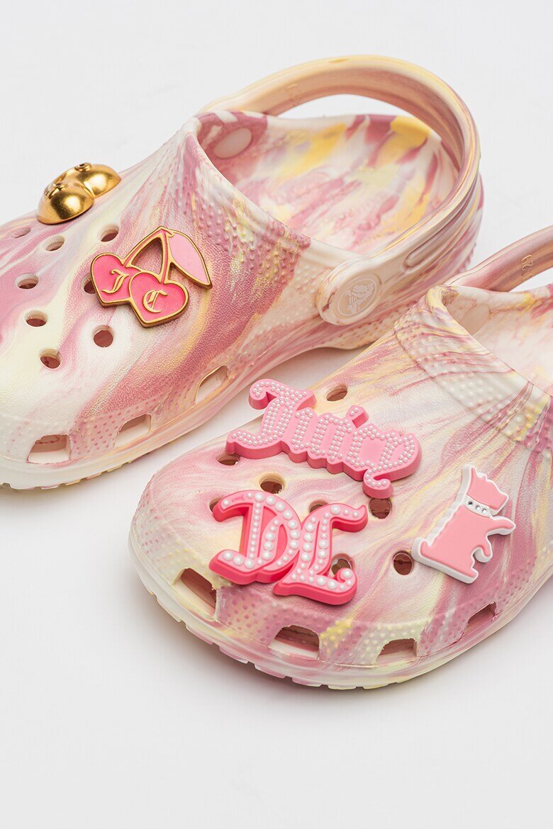 Crocs Джибиц Jibbitz Juicy Couture - 5 части Жълт/Розово