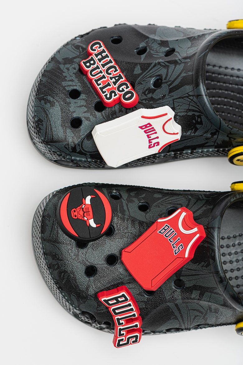 Crocs Джибиц Jibbitz™ с дизайн на Chicago Bulls Червен/Бял/Черен