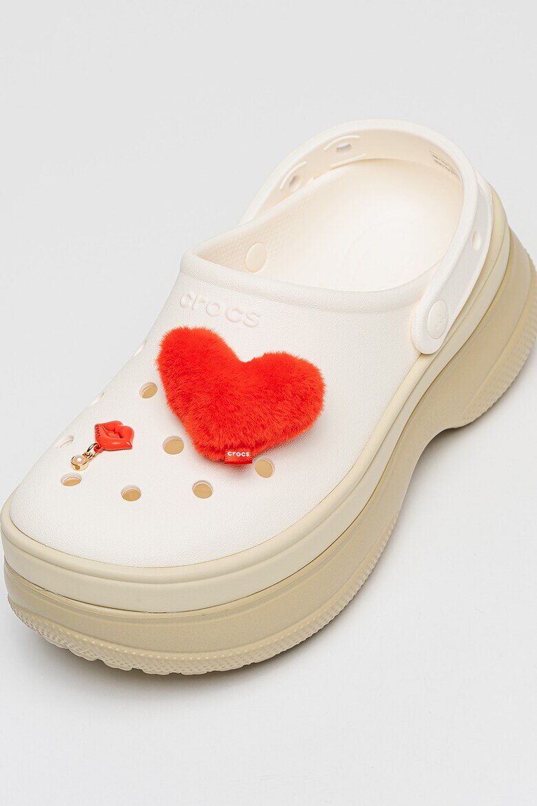 Crocs Джибиц Jibbitz™ с форма на сърце Червен