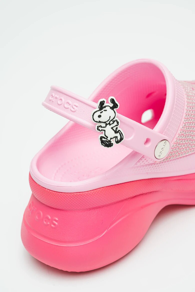 Crocs Джибиц Peanuts Snoopy Бял/Черен