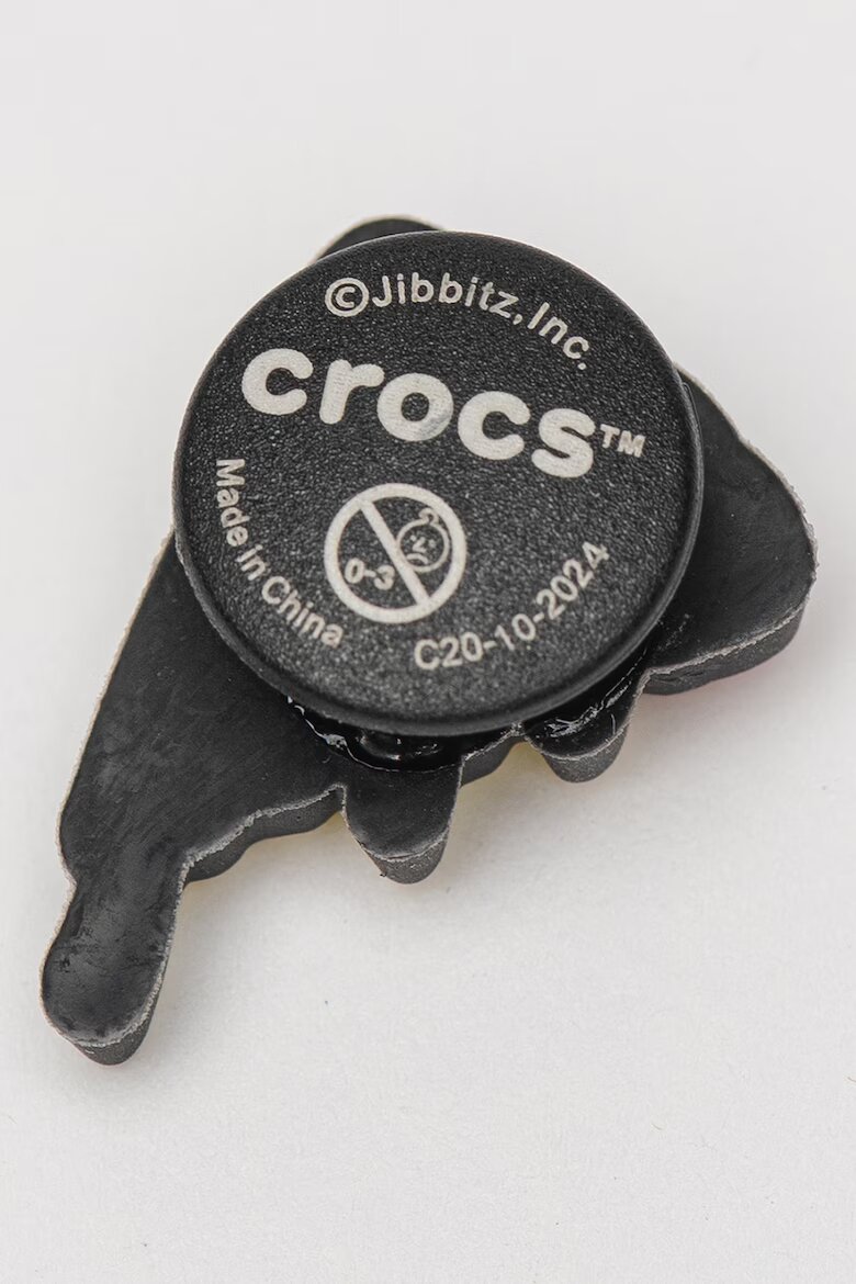 Crocs Джибиц с форма на пица Сламеножълт/Тъмночервен
