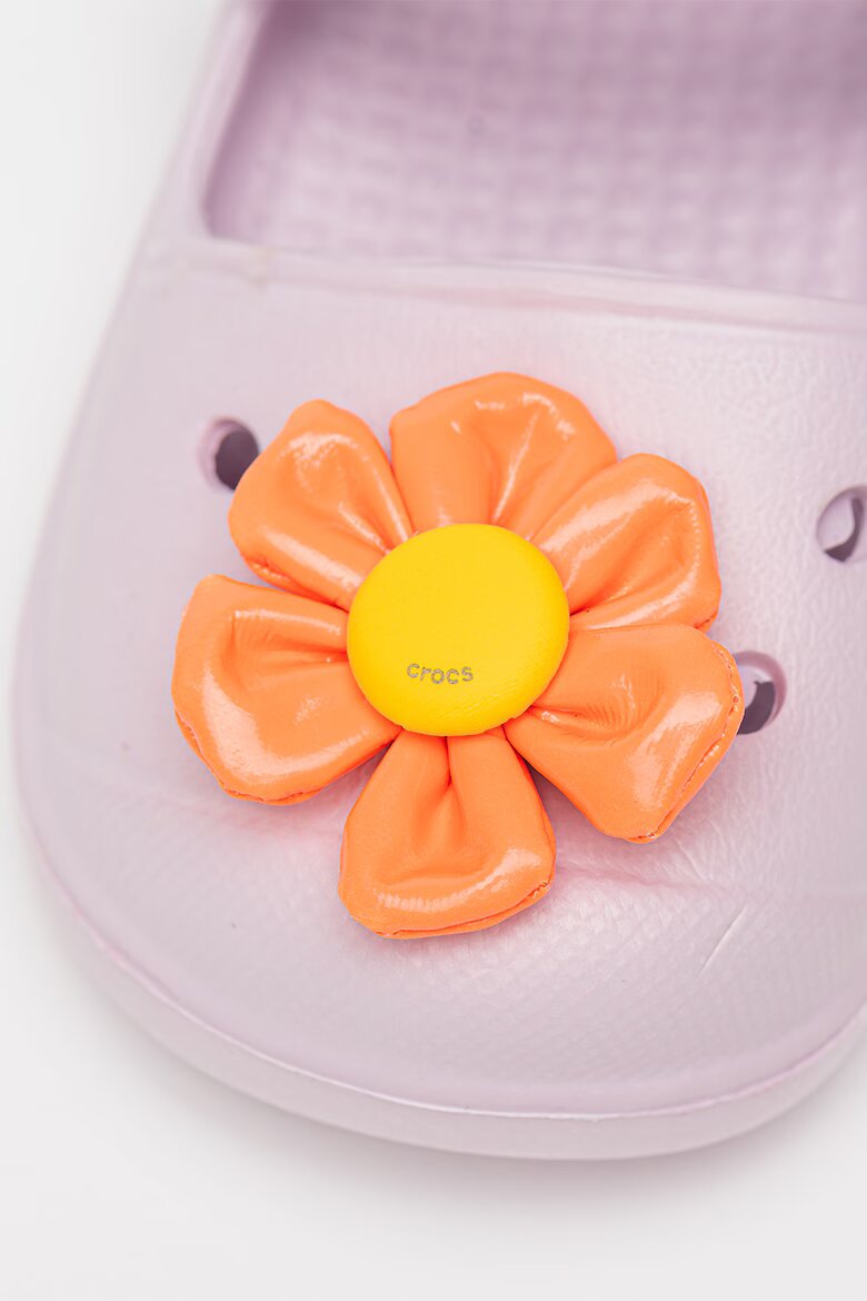Crocs Джибиц с форма на цвете Сламеножълт/Мандарина