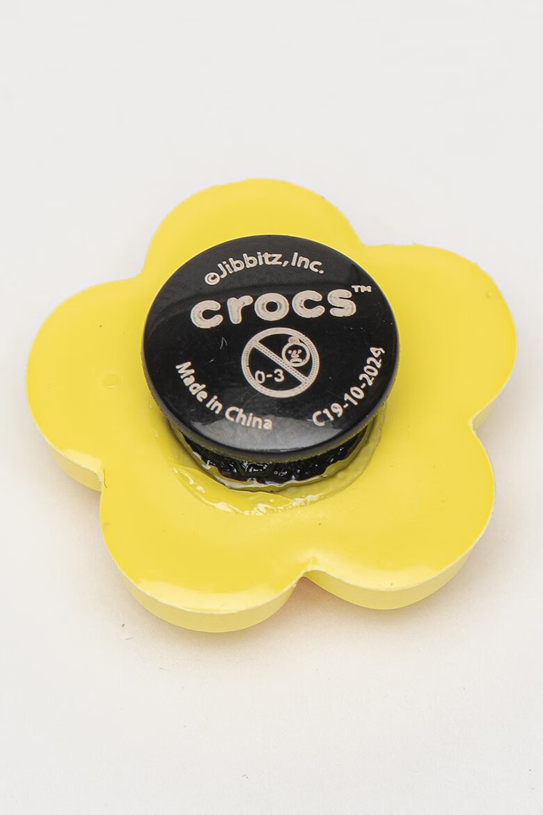 Crocs Джибиц с форма на цвете Сламеножълт/Светло оранжево