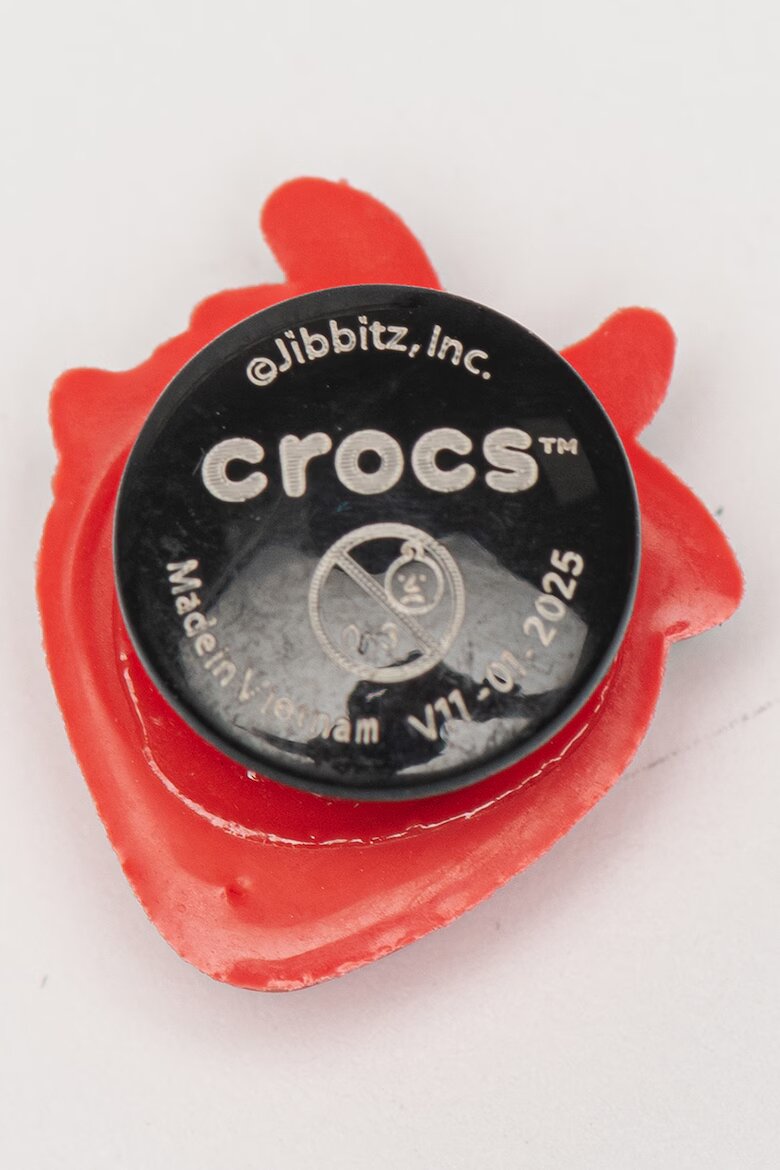 Crocs Джибиц с форма на ягода Яркорозово/Светлозелен