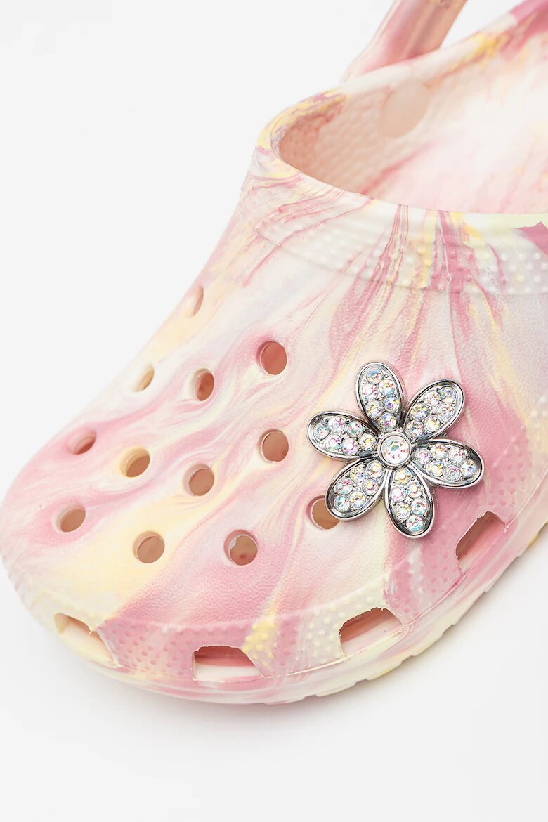 Crocs Джибиц™ с форма на цвете Сребрист