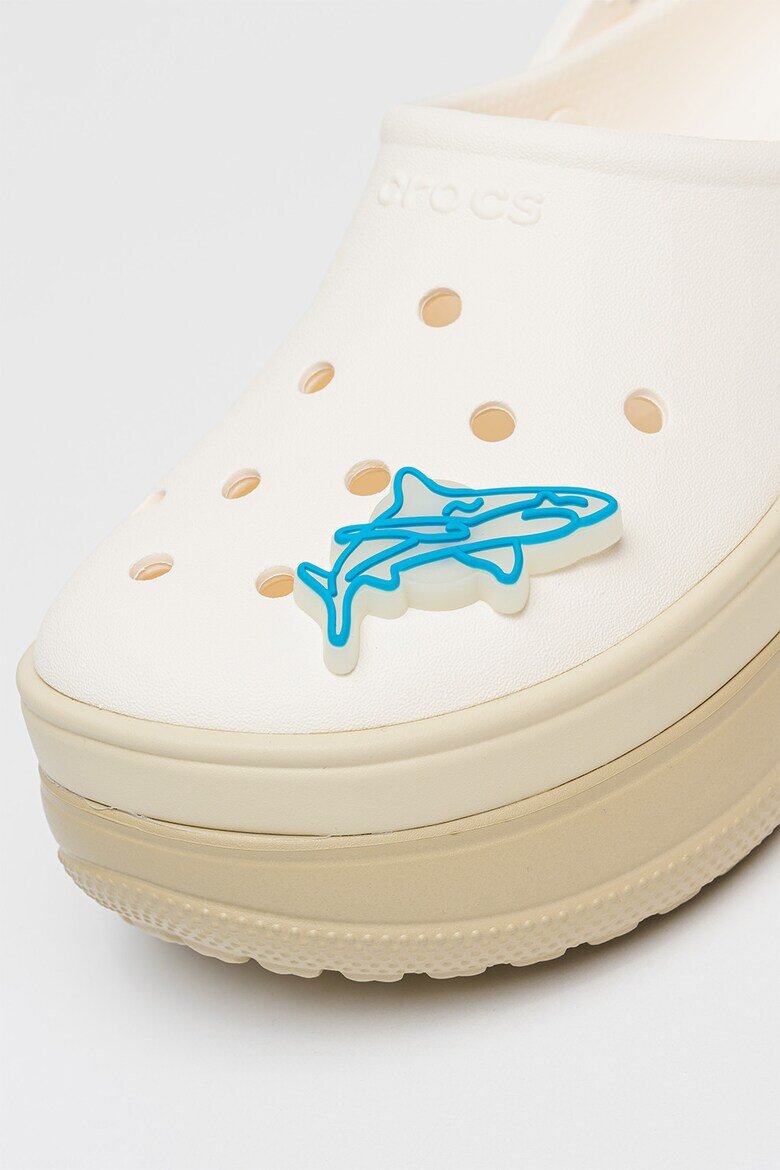 Crocs Джибиц™ с Lights Up Shark Пастелнорозов
