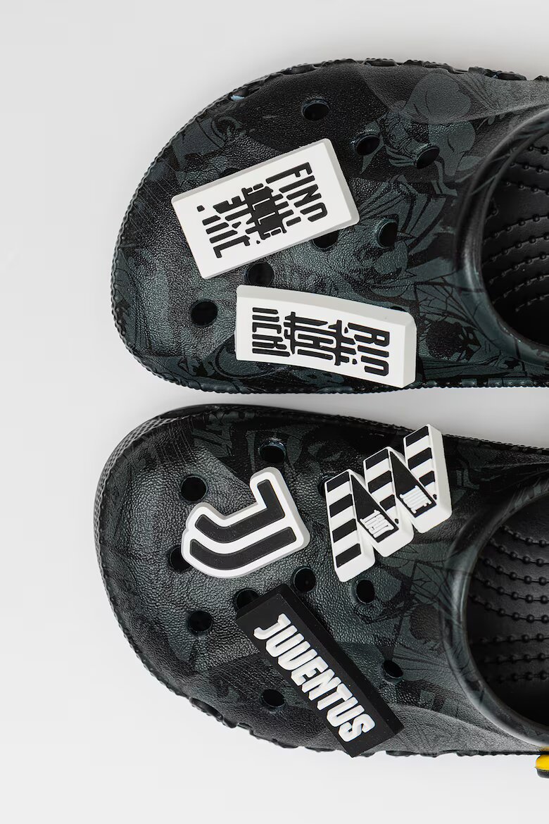 Crocs Джибиц™ с тема Juventus Бял/Черен