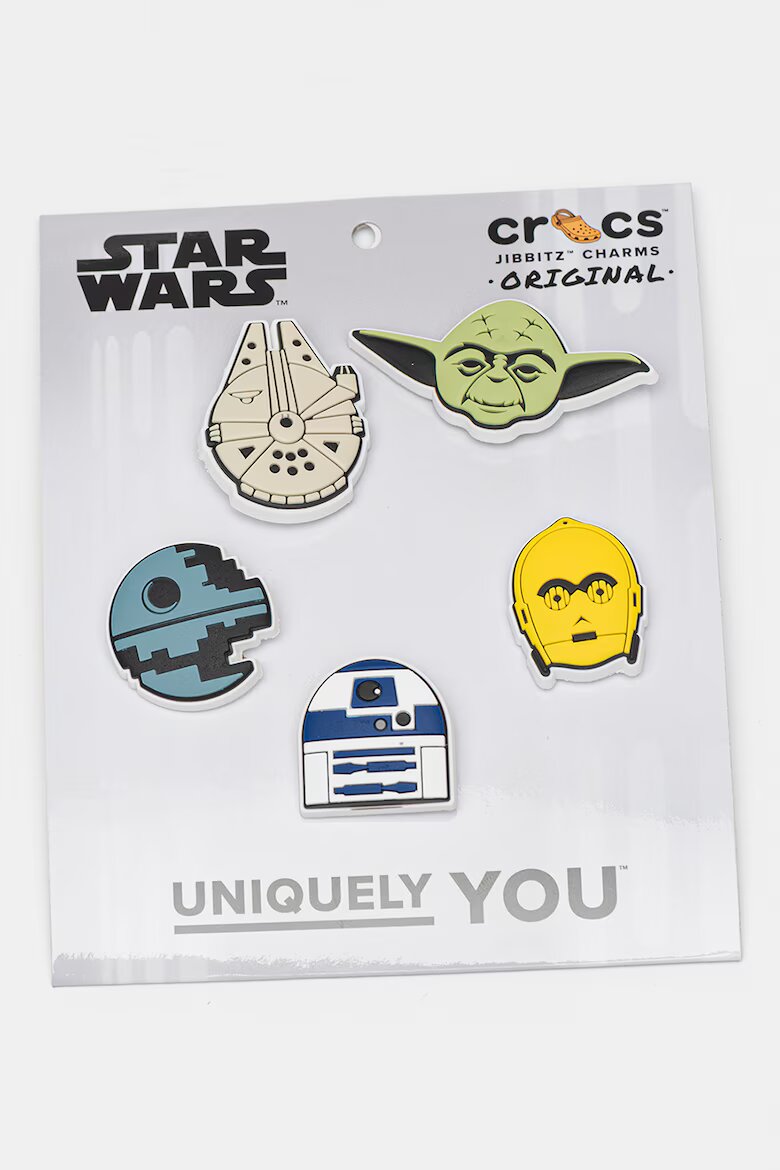 Crocs Клипс Star Wars - 5 части Сламеножълт/Светлосин/Зелени аспержи