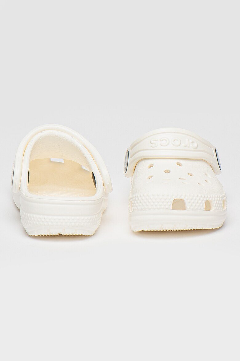 Crocs Крокс Classic с отворена пета и перфорации Бял
