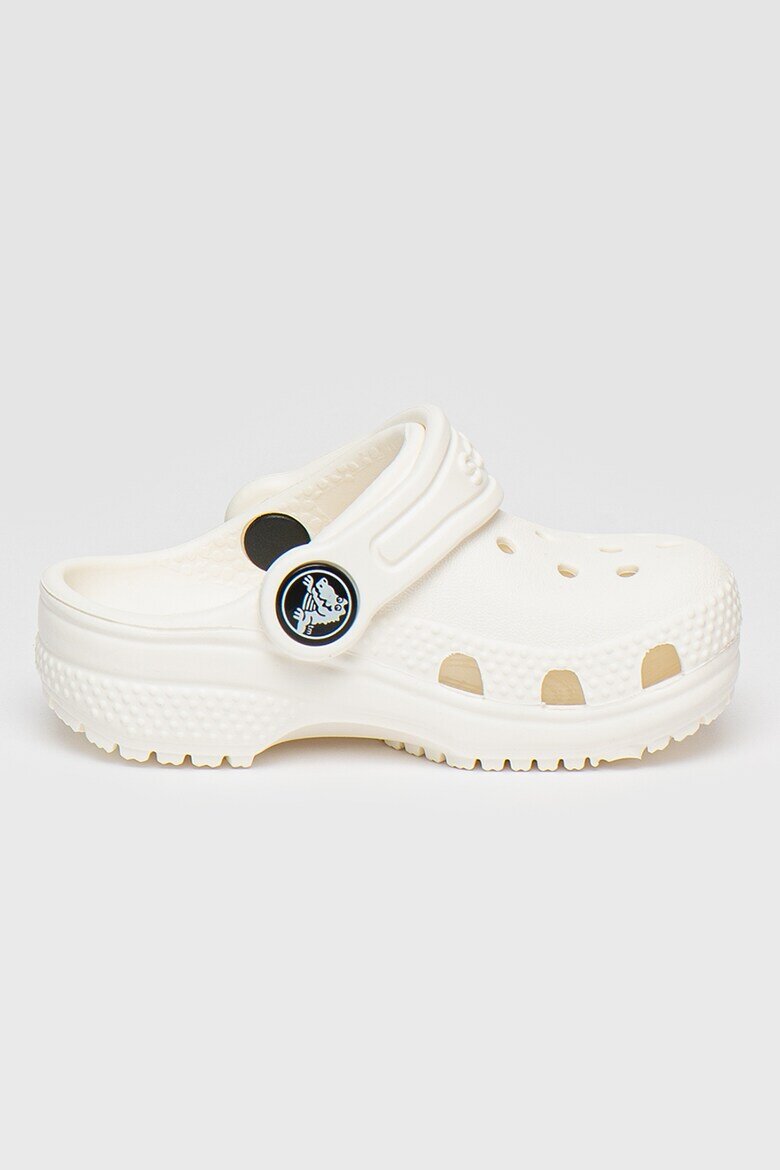 Crocs Крокс Classic с отворена пета и перфорации Бял