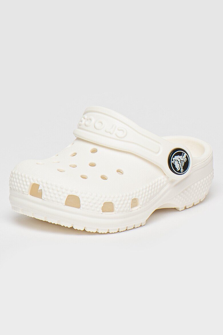 Crocs Крокс Classic с отворена пета и перфорации Бял