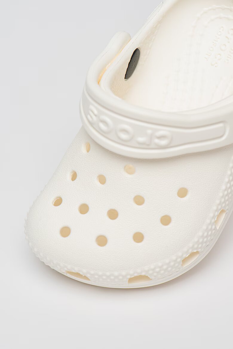 Crocs Крокс Classic с отворена пета и перфорации Бял