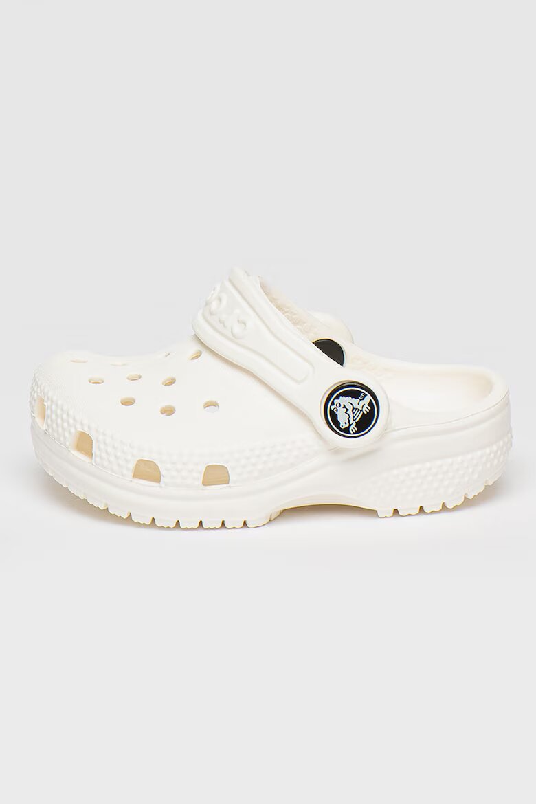 Crocs Крокс Classic с отворена пета и перфорации Бял